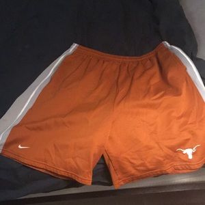 Vintage Nike Texas football basketball shorts L